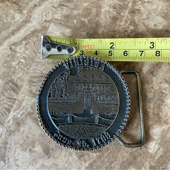 Vintage Belt Buckle 70s Virginia Made USA - Picture 9 of 12